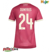 Camiseta Real Madrid Denzel Dumfries #24 Tercera Equipación para mujer 2026-27 manga corta